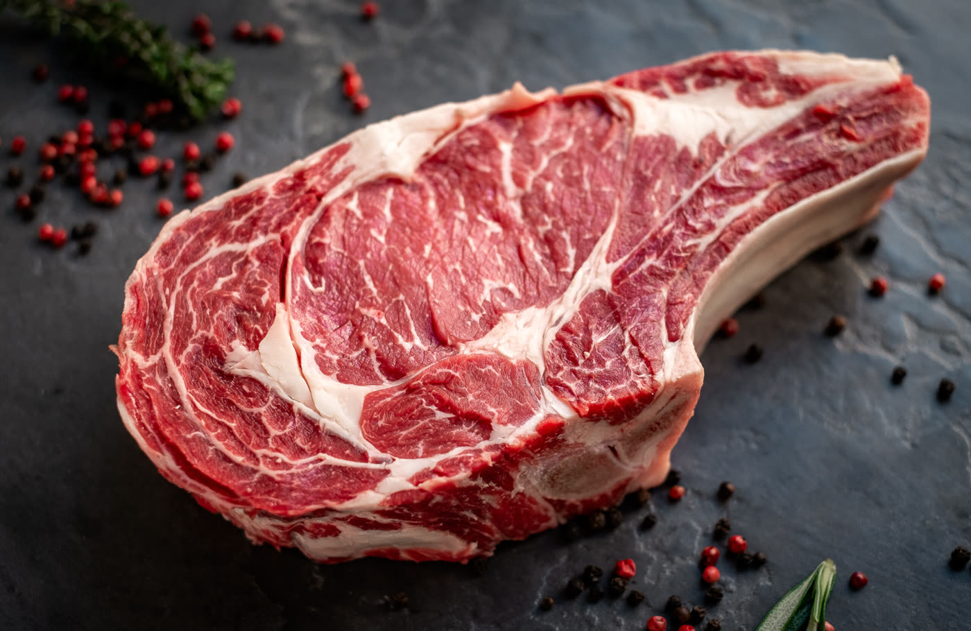 Ribeye, marinated beef